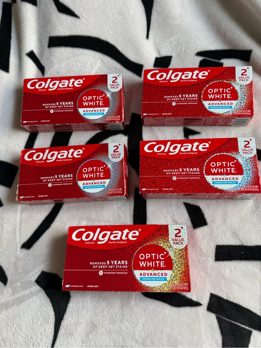 Colgate Optic White Advanced Toothpaste - Red (2 Pack)